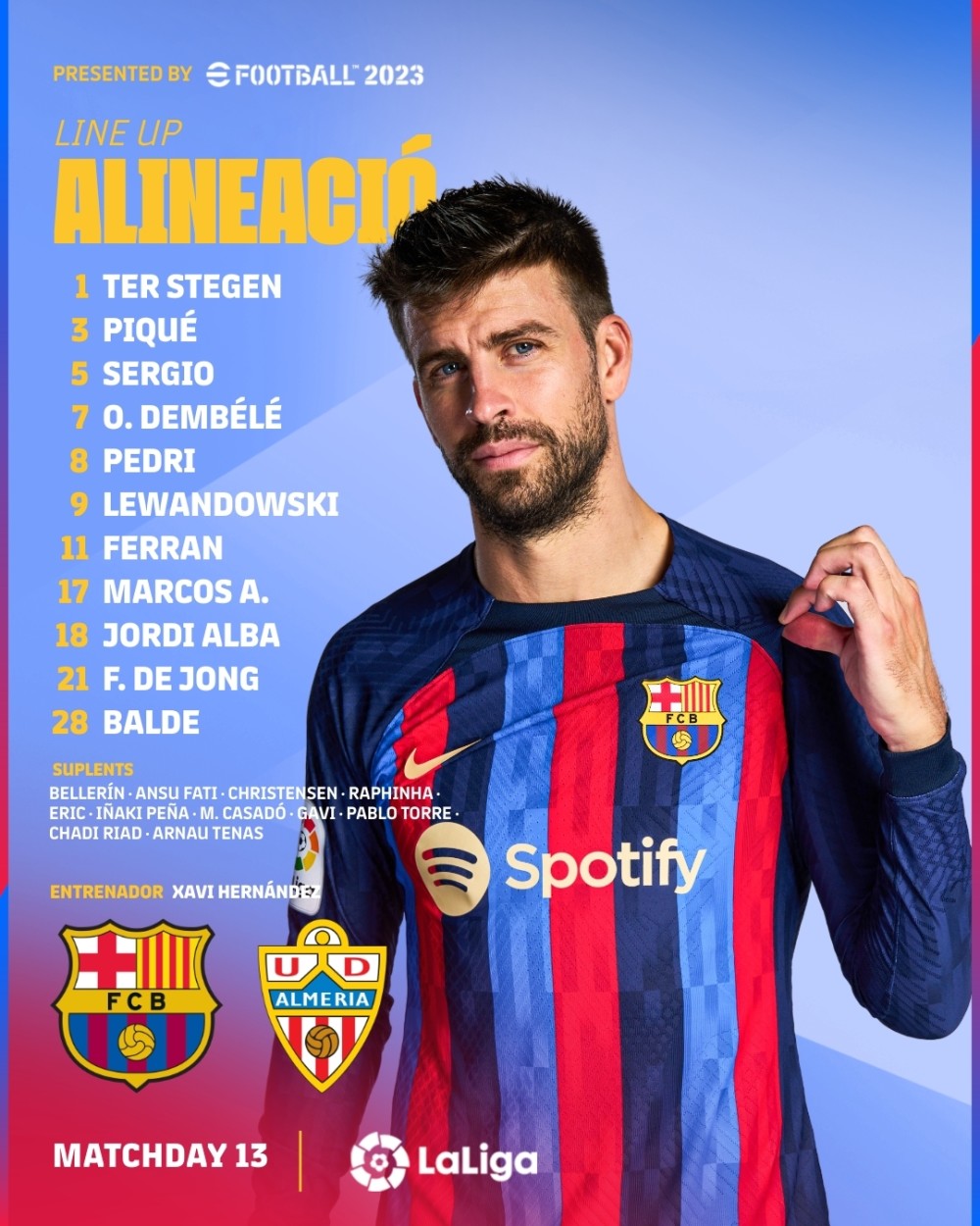 包含阿根廷横扫巴萨，皮克状态火热的词条